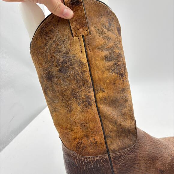 Tony Lama Jaws 7977 Cognac Rolo Leather Boots Men's 10D Western Workwear - Picture 14 of 14